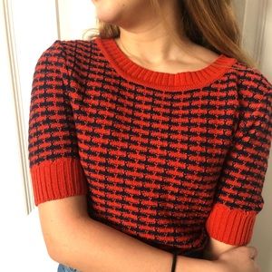 Vintage high neck sweater top